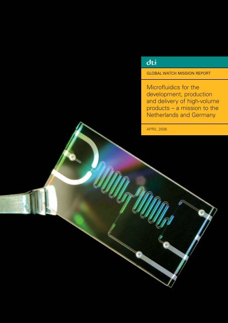 Microfluidics MR Cover - Technology for Industry