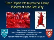 Open Repair with Suprarenal Clamp Placement is ... - VascularWeb