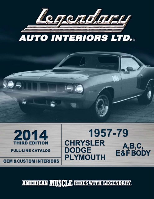 installation services - Legendary Auto Interiors, Ltd.