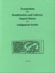 Vol 56 - Dumfriesshire & Galloway Natural History and Antiquarian ...