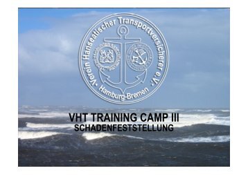 VHT Training Camp III - Vortrag Schadenfeststellung Deutsch - DB