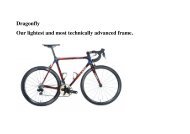 Dragonfly Our lightest and most technically ... - Pro Bike Center