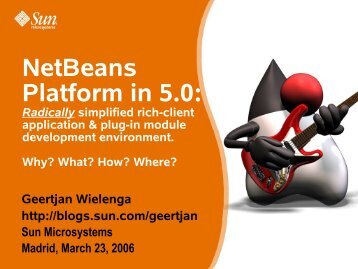 NetBeans Platform in 5.0: