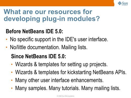 NetBeans Platform in 5.0: