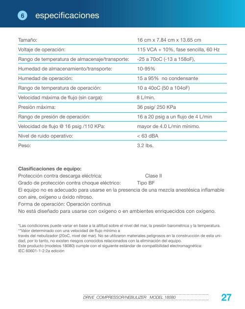 Power Neb Ultra Compressor Nebulizer Instruction ... - Drive Medical