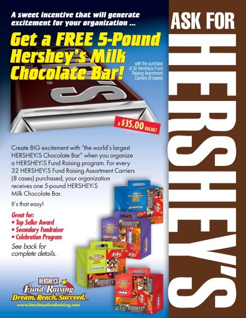 Get a FREE 5-Pound Hershey's Milk Chocolate Bar!
