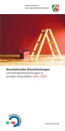 Flyer - haushaltsnahe Dienstleistungen - Hoppen Innenausbau GmbH