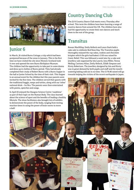 Extracurricular Activities: Learning Skills for Life - St Columba's School