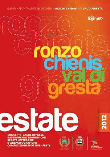 Estate a Ronzo Chienis - Azienda per il Turismo Rovereto e ...
