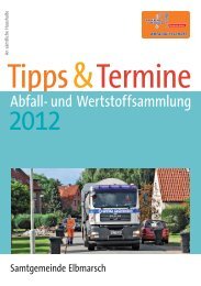 Tipps & Termine Elbmarsch, Ausgabe 2012 - Abfallwirtschaft ...