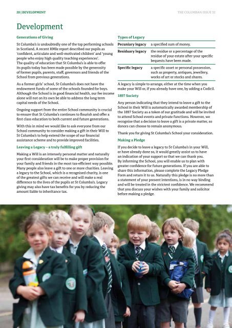 The Columban Issue 32 - St Columba's School