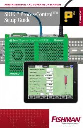 SDIKTM ProcessControl2TM Setup Guide - FishmanÂ® Corporation