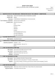 SAFETY DATA SHEET - Officeworks