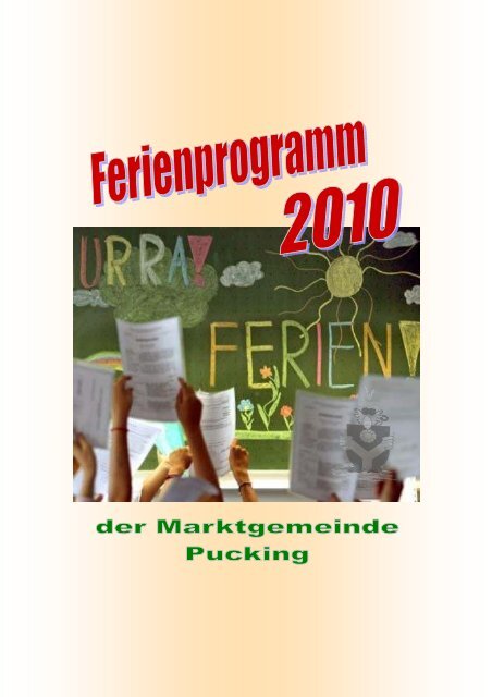 Liebe Kinder und Jugendliche, geschätzte Eltern! - Gemeinde Pucking