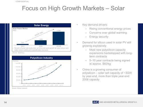 View this Presentation (PDF 566 KB) - AMG Advanced Metallurgical ...