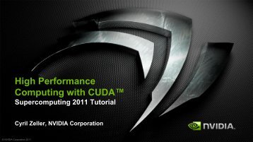 HPC with CUDA