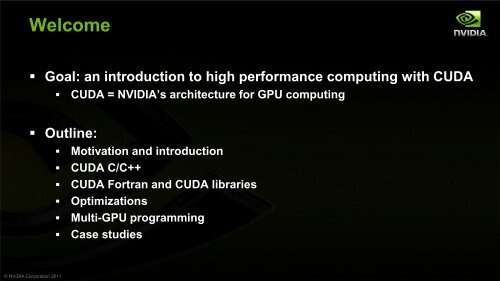 HPC with CUDA