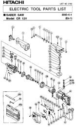 Hitachi - CR12V - Recip Saw / Saber Saw - Carey Tool