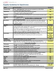 Supplier Guidelines for OpenInvoice - ARC Resources Ltd.