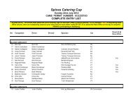 Spices Catering Cup - WA Sporting Car Club