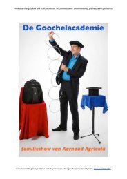 Werkbladen 'De Goochelacademie' - Webs