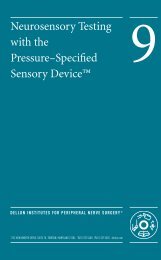 Neurosensory Testing with the Pressure–Specified Sensory Device™