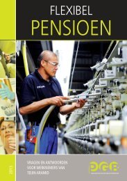 Flexibel Pensioen vragen en antwoorden - PensioenfondsPGB