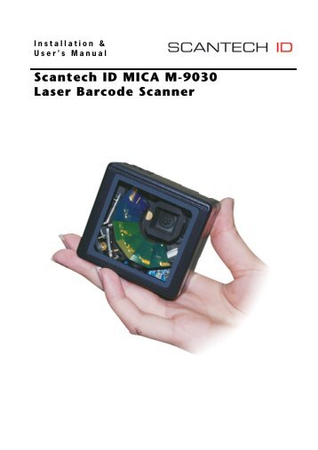 Scantech ID MICA M-9030 Laser Barcode Scanner - Champtek