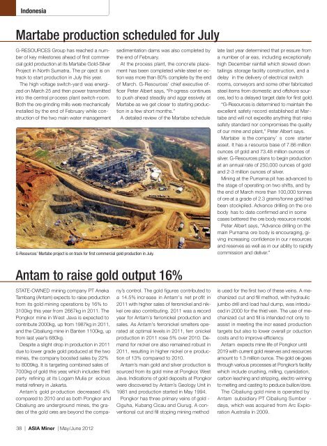 Volume 9 Edition 3 2012 - The ASIA Miner