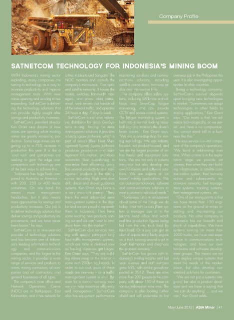 Volume 9 Edition 3 2012 - The ASIA Miner