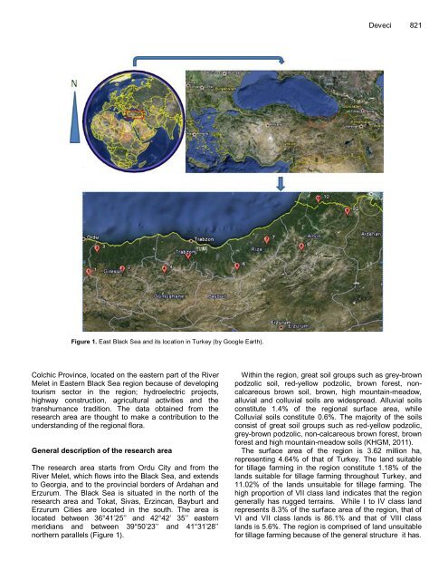 An investigation on plant species diversity in Colchic Province (Turkey)