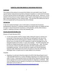 Hospital High Risk Medical Discharge Protocol - Department of ...
