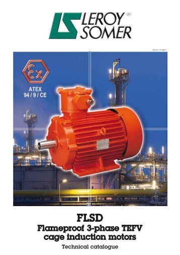 FLSD flameproof TEFV induction motors - Source IEC