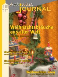 Weihnachtsbräuche aus aller Welt - Pfarrei St. Anton Regensburg