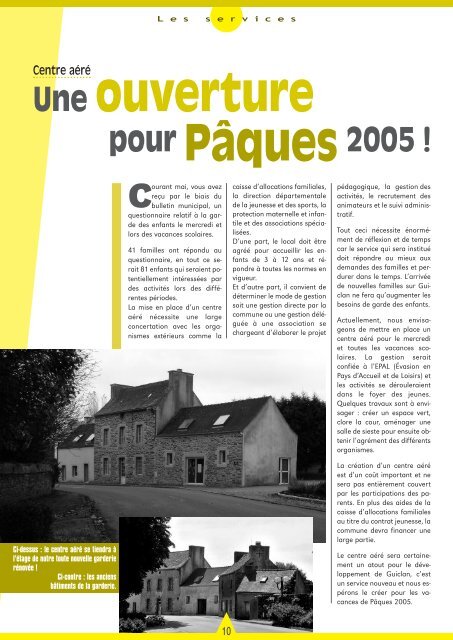 Guiclan-infos - janvier 2005 - Commune de Guiclan