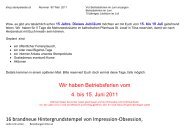 Wir haben Betriebsferien vom 4. bis 15. Juni 2011 16 brandneue ...