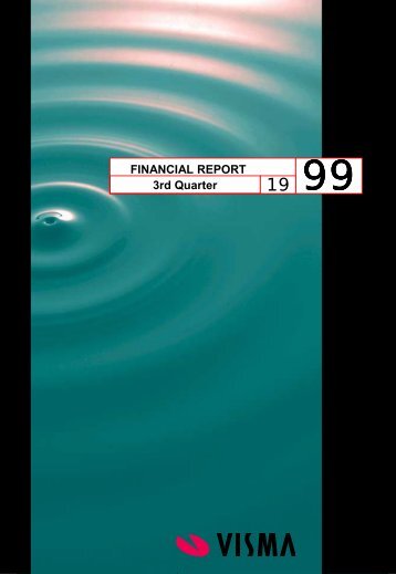 FINANCIAL REPORT 3rd Quarter - Visma