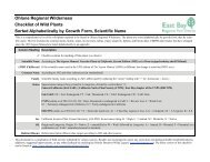 Ohlone Regional Wilderness Checklist of Wild Plants Sorted ...