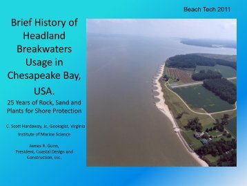 A Brief History of Headland Breakwaters for Shore Protection ... - fsbpa