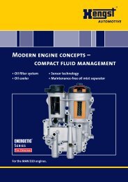Modern engine concepts - Hengst GmbH & Co. KG