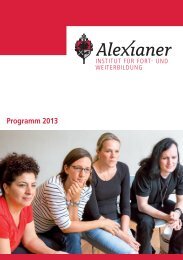 Programm 2013 - Alexianer