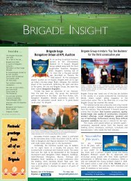 BRIGADE INSIGHT BRIGADE INSIGHT - Brigade Group