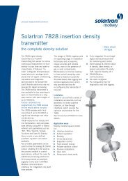 Solartron 7828 insertion density transmitter - Measurement Resources