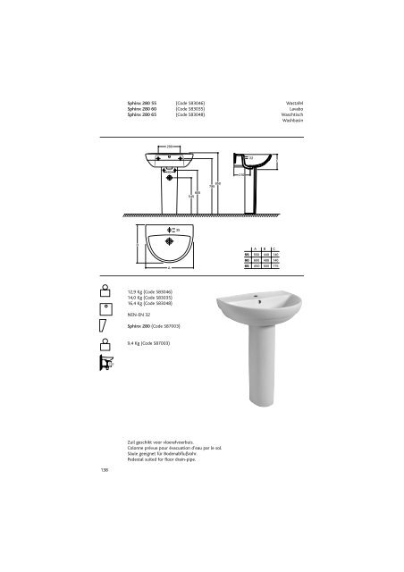 Sphinx Sanitair/SanitaireSanitÃ¤r/Sanitaryw are - Bengshop.nl