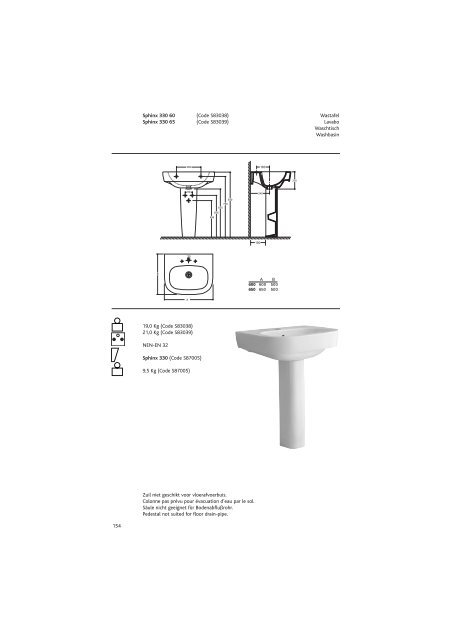 Sphinx Sanitair/SanitaireSanitÃ¤r/Sanitaryw are - Bengshop.nl