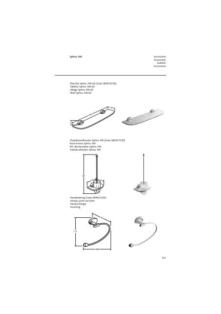 Sphinx Sanitair/SanitaireSanitÃ¤r/Sanitaryw are - Bengshop.nl