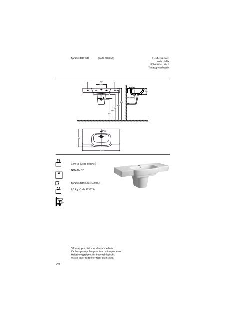 Sphinx Sanitair/SanitaireSanitÃ¤r/Sanitaryw are - Bengshop.nl