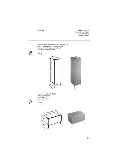 Sphinx Sanitair/SanitaireSanitÃ¤r/Sanitaryw are - Bengshop.nl