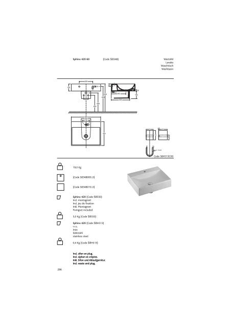 Sphinx Sanitair/SanitaireSanitÃ¤r/Sanitaryw are - Bengshop.nl