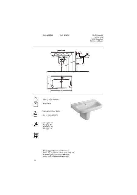 Sphinx Sanitair/SanitaireSanitÃ¤r/Sanitaryw are - Bengshop.nl